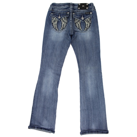 Miss Me Denim - MISS ME Signature Boot Jeans Angel Wing